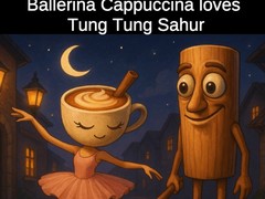 遊戲Ballerina Cappuccina loves Tung Tung Sahur