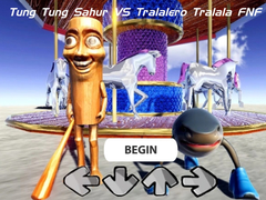遊戲Tung Tung Sahur VS Tralalero Tralala FNF
