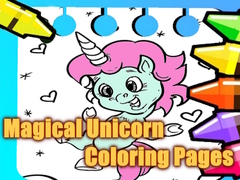 遊戲Magical Unicorn Coloring Pages