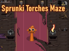 遊戲Sprunki Torches Maze