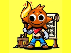 遊戲Sprunki Torches Maze