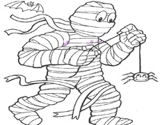 遊戲Mummy Coloring Book
