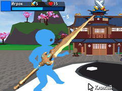 遊戲Obby Stickman  On Swords