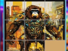 遊戲Gorilla Sliding Puzzles