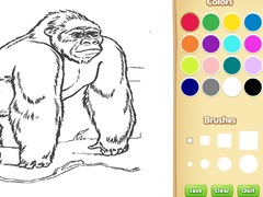 遊戲Zoo Animals Coloring Book for Kids