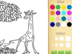 遊戲Jungle Animals Coloring Book for Kids