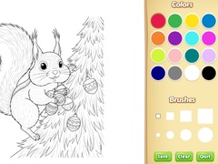 遊戲Christmas Animal Coloring Book for Kids