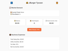 遊戲Jburger Tycoon