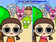 遊戲Sprunki and Squid Game Difference