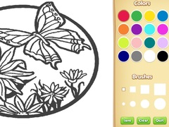 遊戲Butterfly Coloring Book For Kids