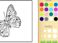 遊戲Butterflies Coloring Book for Kids