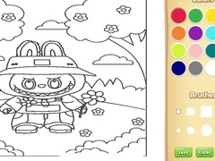 遊戲Labubu Coloring Book For Kids