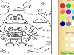 遊戲Cute Labubu Coloring Book for Kids