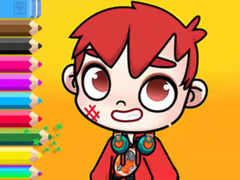 遊戲Coloring Book: Avatar World Schoolboy