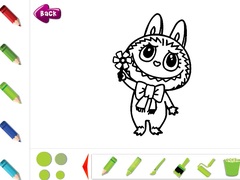 遊戲Labubu Coloring Pages