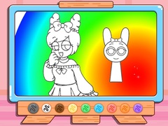 遊戲Coloring Book: Pinki Sprunki Makeover