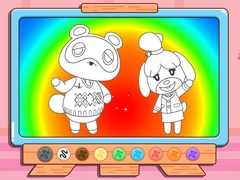 遊戲Coloring Book: Animal Crossing
