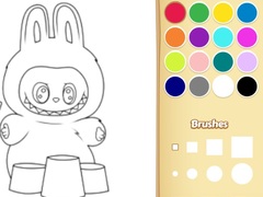遊戲Easy Labubu Coloring Book