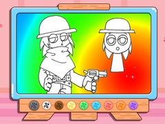 遊戲Coloring Book: Sprunki Tunner