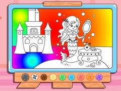 遊戲Coloring Book: Mermaid Makeup