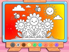 遊戲Coloring Book: Happy Flower