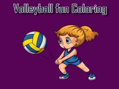 遊戲Volleyball Fun Coloring
