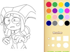 遊戲Pomni Coloring Book For Kids