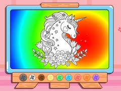 遊戲Coloring Book: Glitter Unicorn