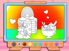 遊戲Coloring Book: Unicorn Chef