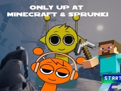 遊戲Only Up At Minecraft & Sprunki