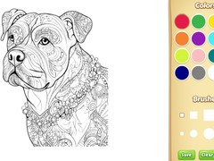 遊戲Dog Coloring Book for Adults