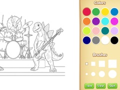 遊戲Dinosaur Coloring Book For Kids
