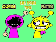 遊戲Coloring Baby Sprunk tapes Painting