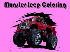 遊戲Monster Jeep Coloring