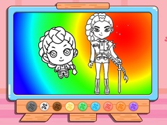遊戲Coloring Book: Kpop Rumi