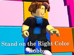 遊戲Stand on the Right Color Robby
