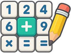遊戲Math Crossword Puzzle Genius Edition