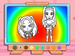 遊戲Coloring Book: Mira Kpop Demon Hunters