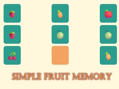 遊戲Simple Fruit Memory