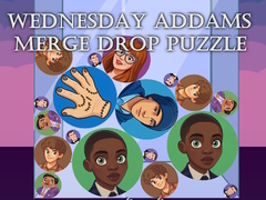 遊戲Wednesday Addams Merge Drop Puzzle