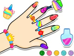 遊戲Coloring Book: Nail Art & Bracelet Diy