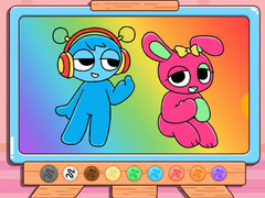 遊戲Coloring Book: Sprunki Pinki & Oren