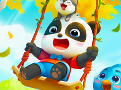 遊戲Jigsaw Puzzle: Baby Panda Autumn Picnic Friends