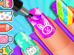 遊戲Coloring Book: Girls Nail Art Design