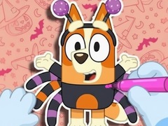 遊戲Coloring Book: Halloween Spooky Bingo & Bluey