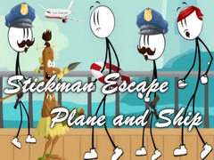 遊戲Stickman Escape - Plane and Ship
