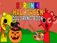 遊戲Sprunki Halloween Coloring Book