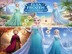 遊戲Elsa Frozen Season Dress Up