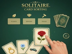 遊戲Solitaire. Card Sorting