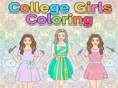 遊戲College Girls Coloring